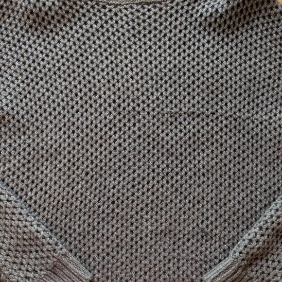 VINCE Wool Yak Turtleneck Chunky Knit Sweater Wmns Lg Long Sleeve Gray Cabin - Picture 3 of 13